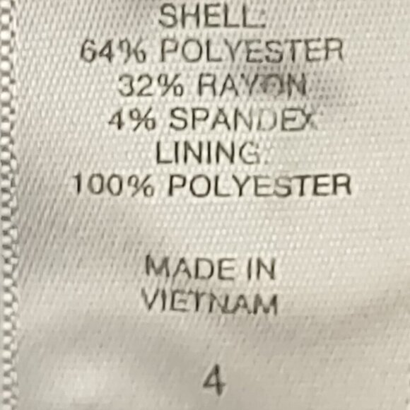 New York & Company Women’s Black One-Button Faux Pockets Blazer Jacket Size 4 - Picture 12 of 13